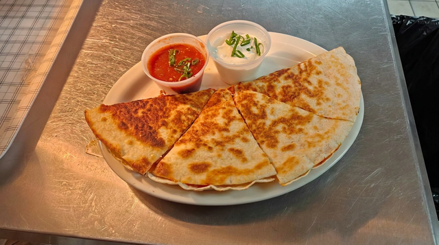 Cheese Quesadilla.