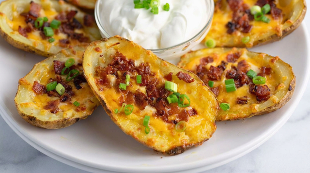 Loaded Potato Skins.
